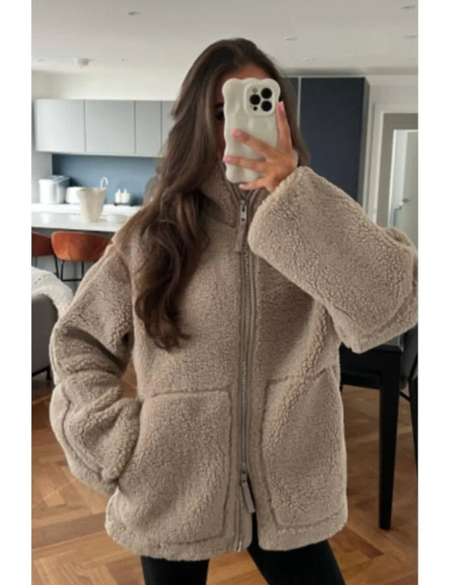 Adrianna | Teddy Jacket | Trendy and Warm