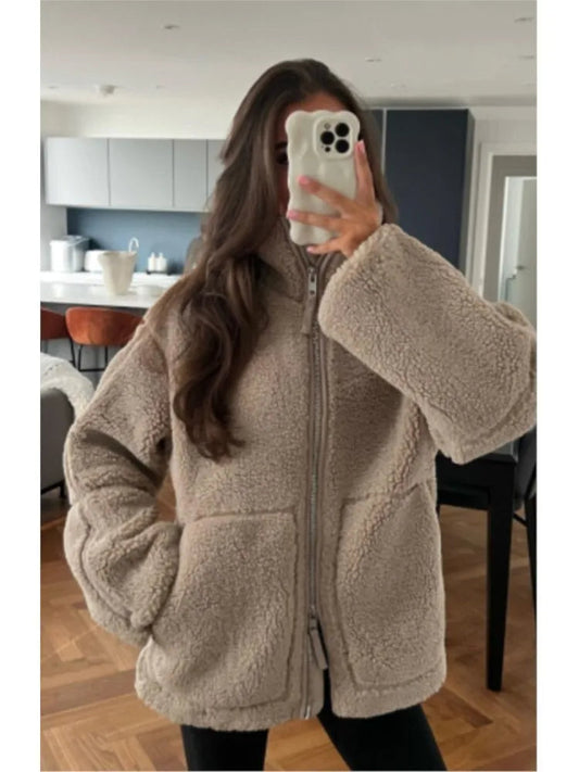 Adrianna | Teddy Jacket | Trendy and Warm