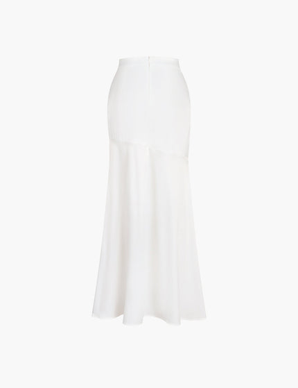 Isolde - White Split Skirt