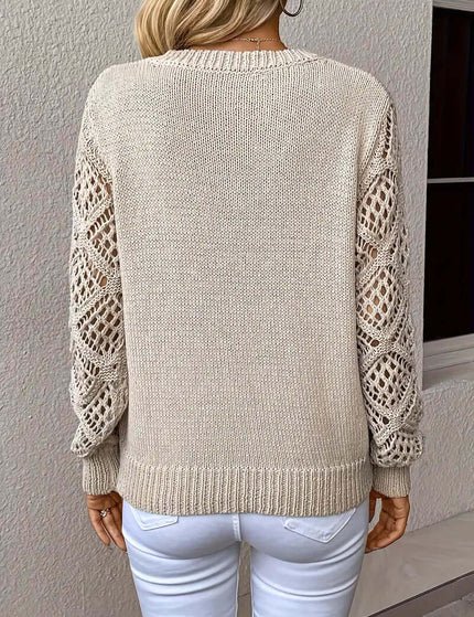 Arlette | V Neck Sweater With Special Design